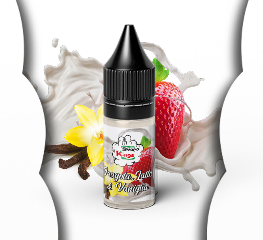 Aroma Fragola Latte e Vaniglia Concentrato 10ml - Svapokings